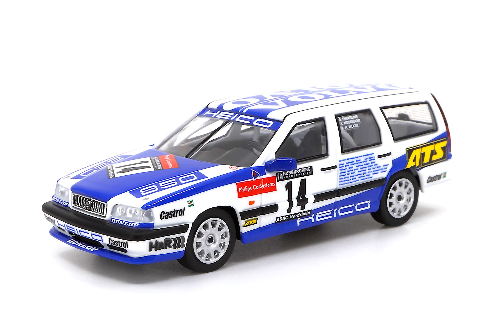 Pop Race 1/64 Scale Volvo 850 Estate Nürburgring 24 Hours 1995